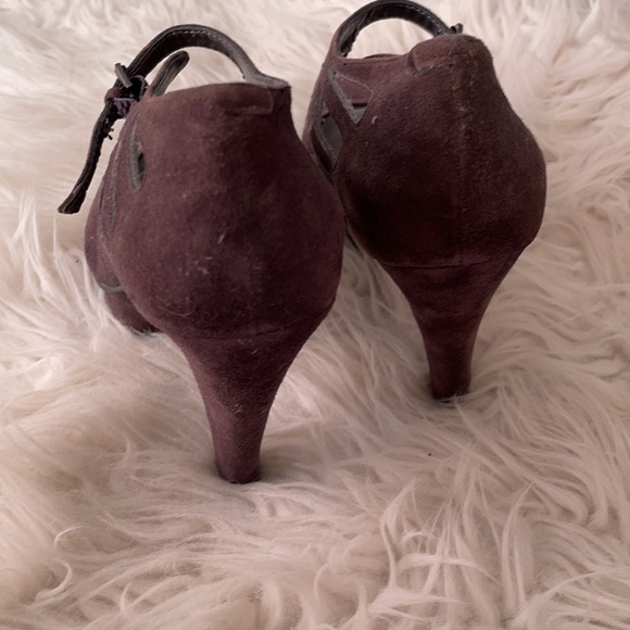 Nine West Plum platform Peek Toe Heels - Picture 8 of 16